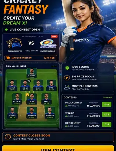 Kalyan (kalyan chart) fantasy cricket & matchday visual 3